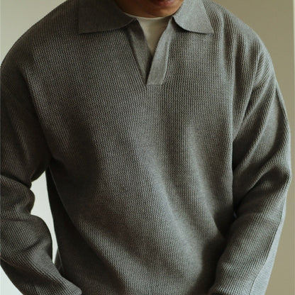 Cyrus | Men’s Long-Sleeve Polo Sweater