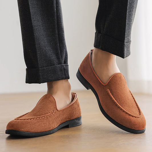 Evren | Men’s Suede Slip On Loafers