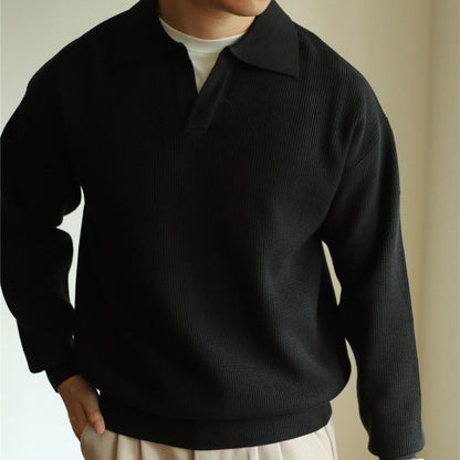Cyrus | Men’s Long-Sleeve Polo Sweater