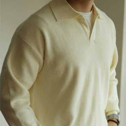 Cyrus | Men’s Long-Sleeve Polo Sweater