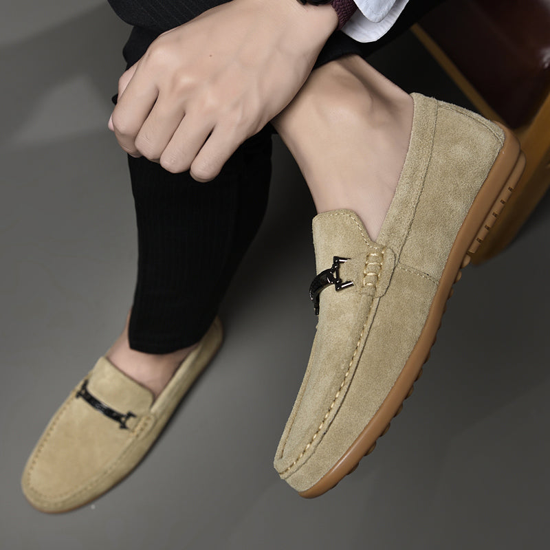 Dante | Men’s Lightweight Suede Casual Loafers