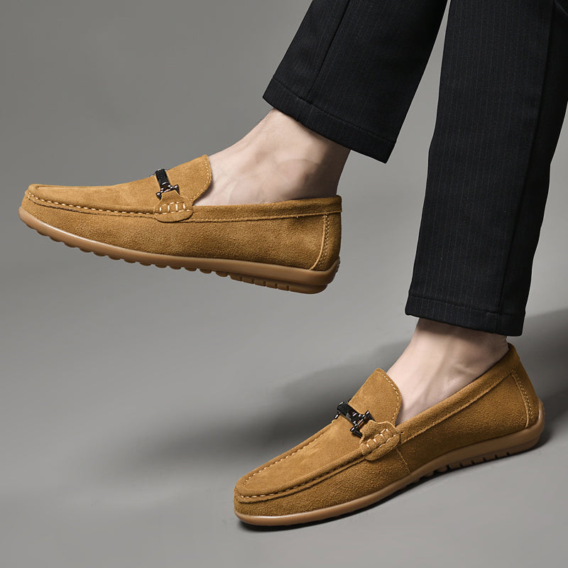 Dante | Men’s Lightweight Suede Casual Loafers