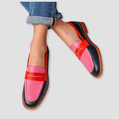 Lyra | Women’s Colorblock Penny Loafers