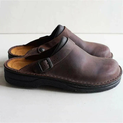 Grayson | Men’s Stylish Leather Slipper Clogs