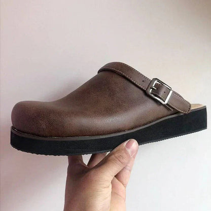 Grayson | Men’s Stylish Leather Slipper Clogs