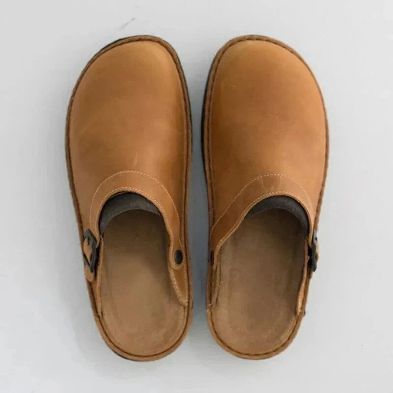 Grayson | Men’s Stylish Leather Slipper Clogs