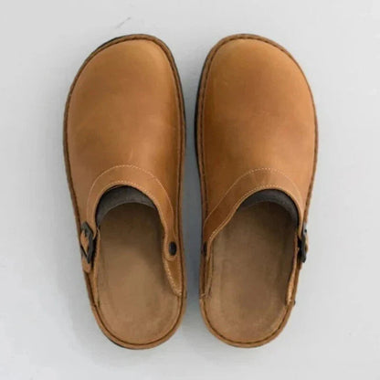 Grayson | Men’s Stylish Leather Slipper Clogs