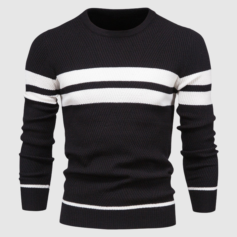 Benedict | Men’s Striped Crew Neck Sweater