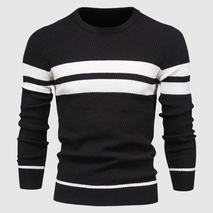 Benedict | Men’s Striped Crew Neck Sweater