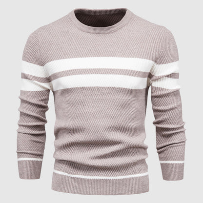 Benedict | Men’s Striped Crew Neck Sweater