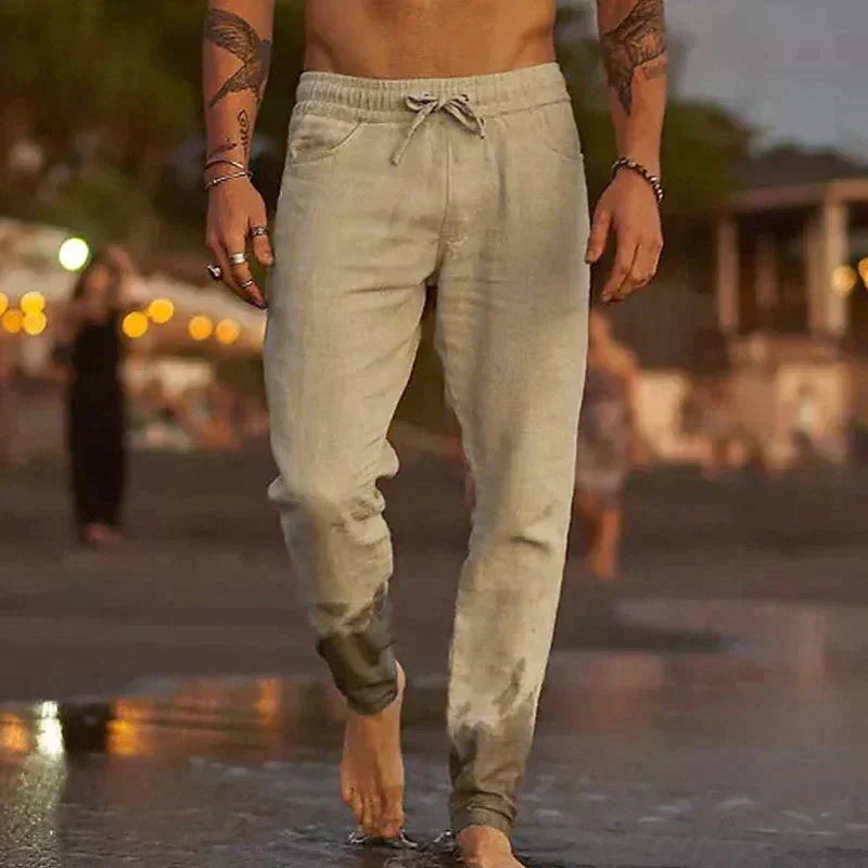 Caedric | Men’s Linen Jogger Pants