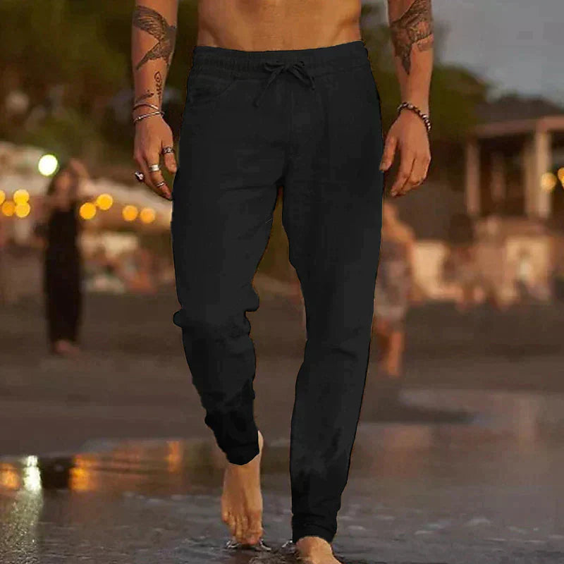 Caedric | Men’s Linen Jogger Pants