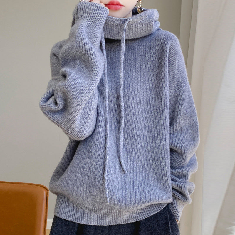 Mavis | Women’s Knit Hooded Sweater
