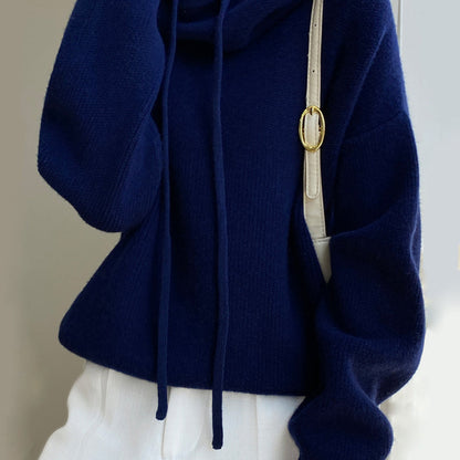 Mavis | Women’s Knit Hooded Sweater