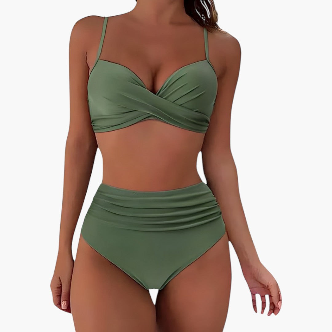 Maren | Women’s High-Waisted Two-Piece Swimsuit Set