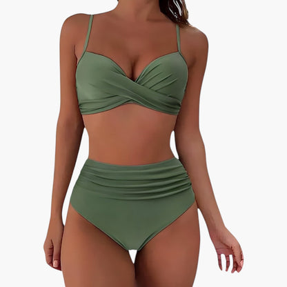 Maren | Women’s High-Waisted Two-Piece Swimsuit Set