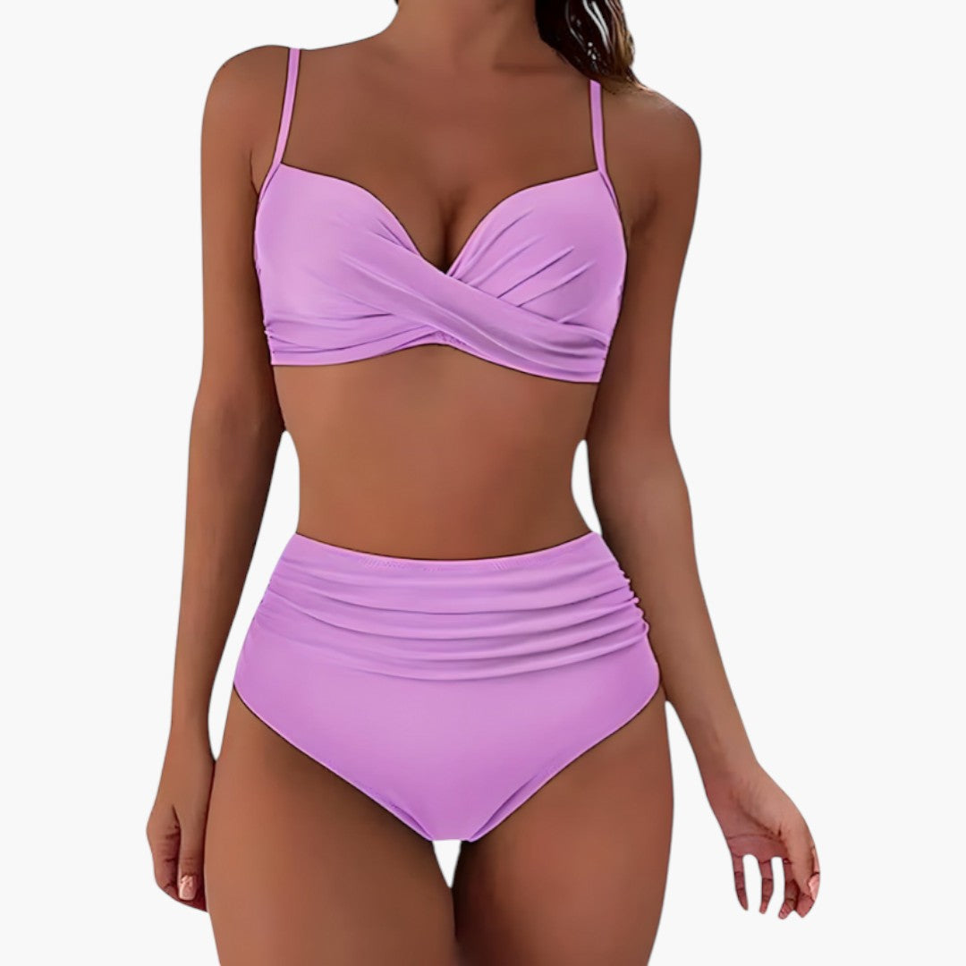Maren | Women’s High-Waisted Two-Piece Swimsuit Set