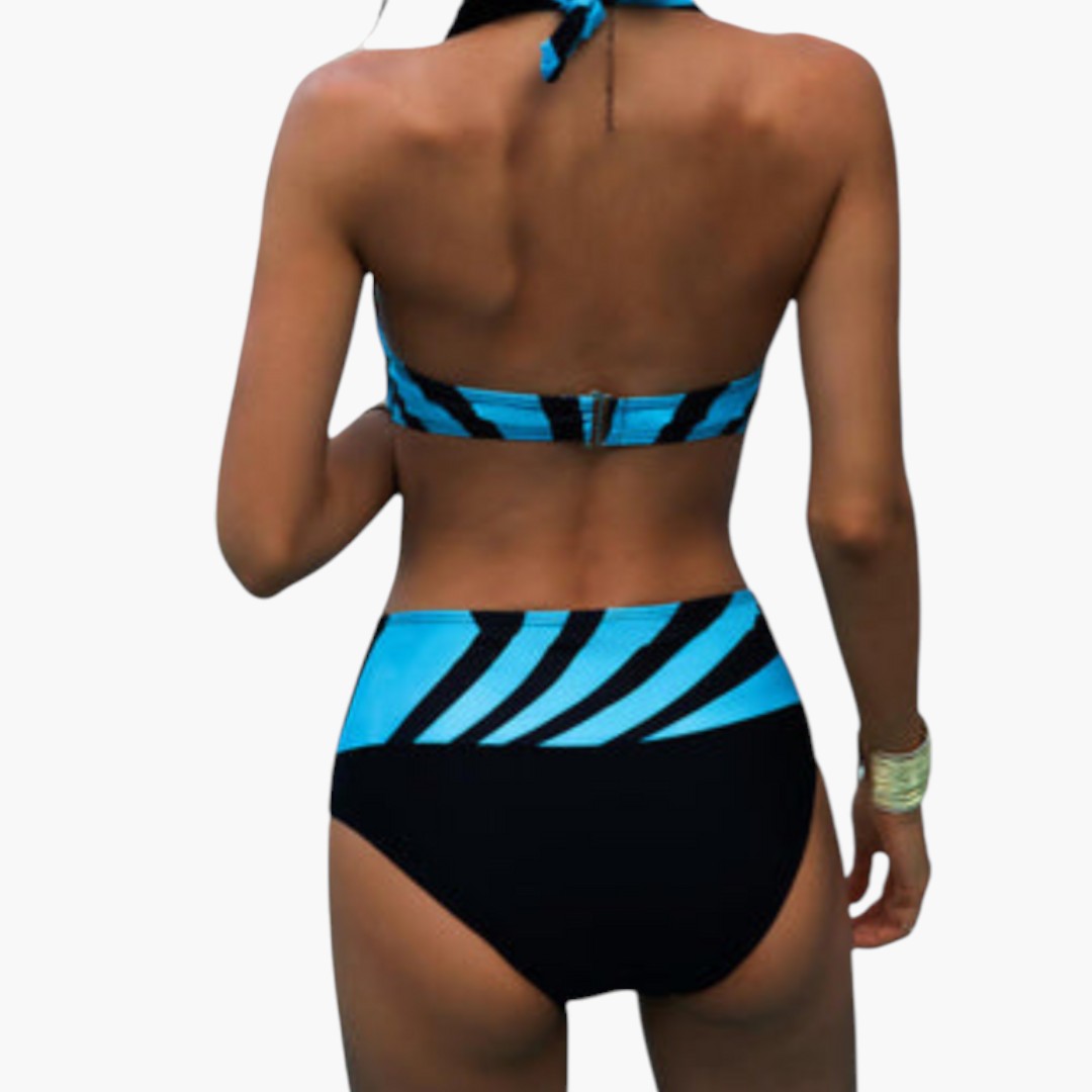 Zariah | Women’s Halter Neck Two-Piece Swimsuit with Adjustable Straps