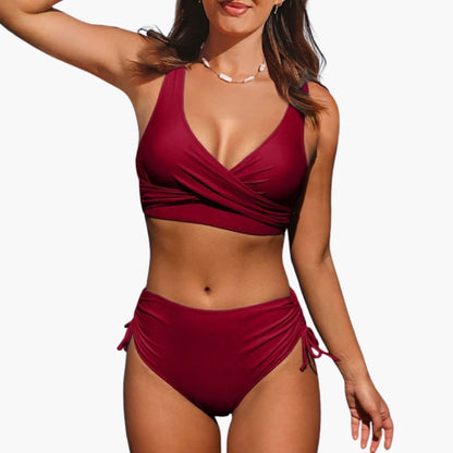 Marisole | Women’s Triangle Top Two-Piece Swimsuit with Adjustable Bottom