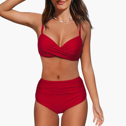 Marisole | Women’s Triangle Top Two-Piece Swimsuit with Adjustable Bottom