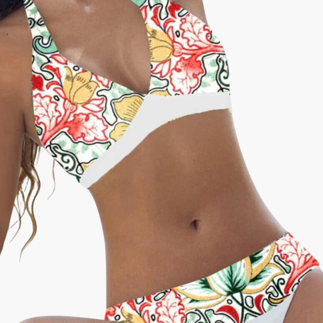 Solene | Women’s Halter Neck Two-Piece Swimsuit Set