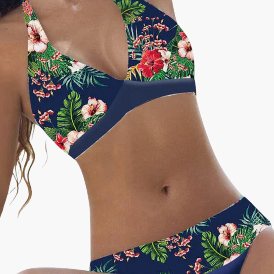 Solene | Women’s Halter Neck Two-Piece Swimsuit Set