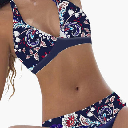 Solene | Women’s Halter Neck Two-Piece Swimsuit Set