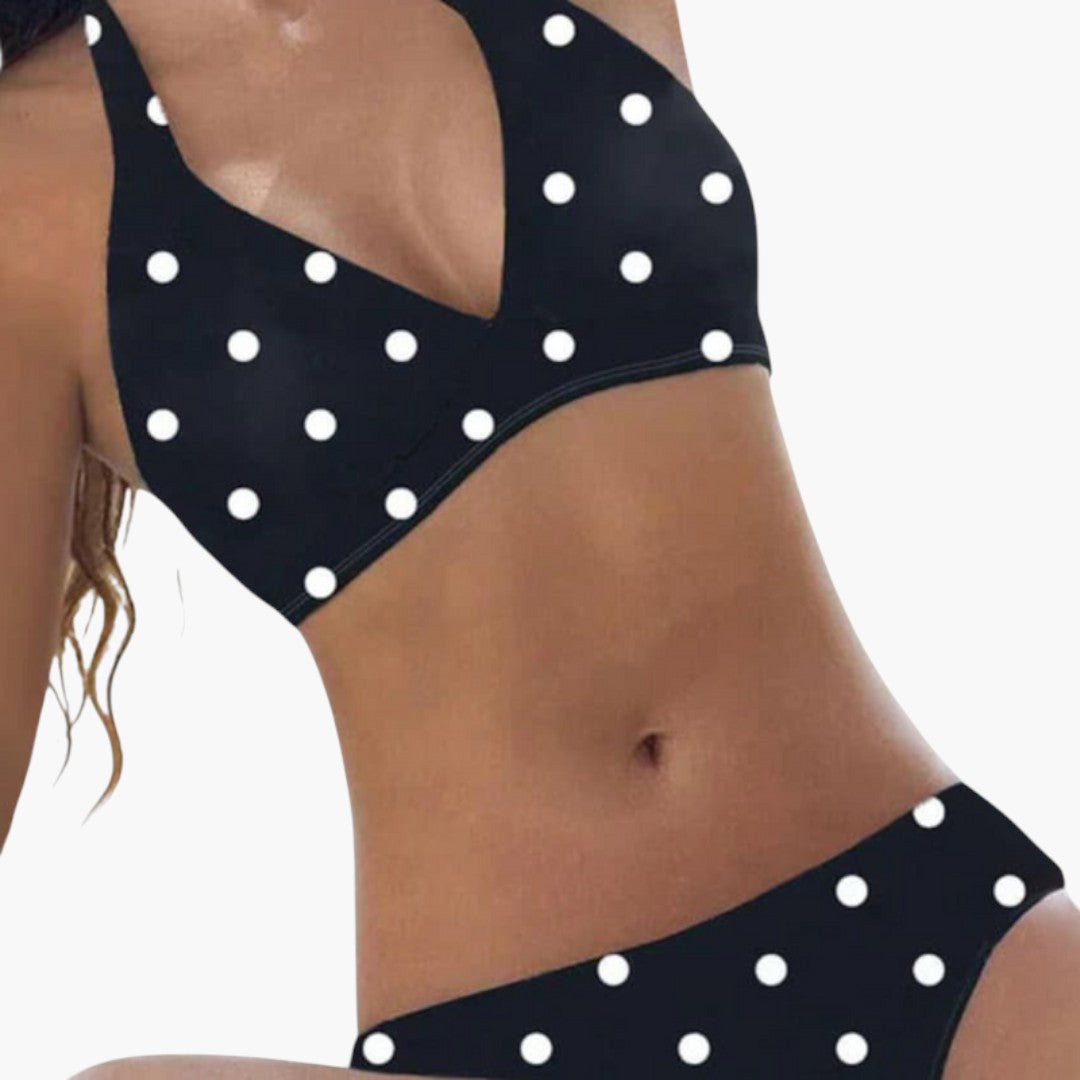 Solene | Women’s Halter Neck Two-Piece Swimsuit Set