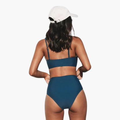 Calista | Women’s Two-Piece Swimsuit Set with V-Neck Top