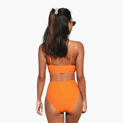 Calista | Women’s Two-Piece Swimsuit Set with V-Neck Top