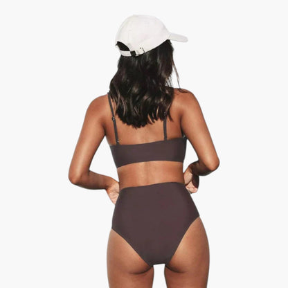 Calista | Women’s Two-Piece Swimsuit Set with V-Neck Top