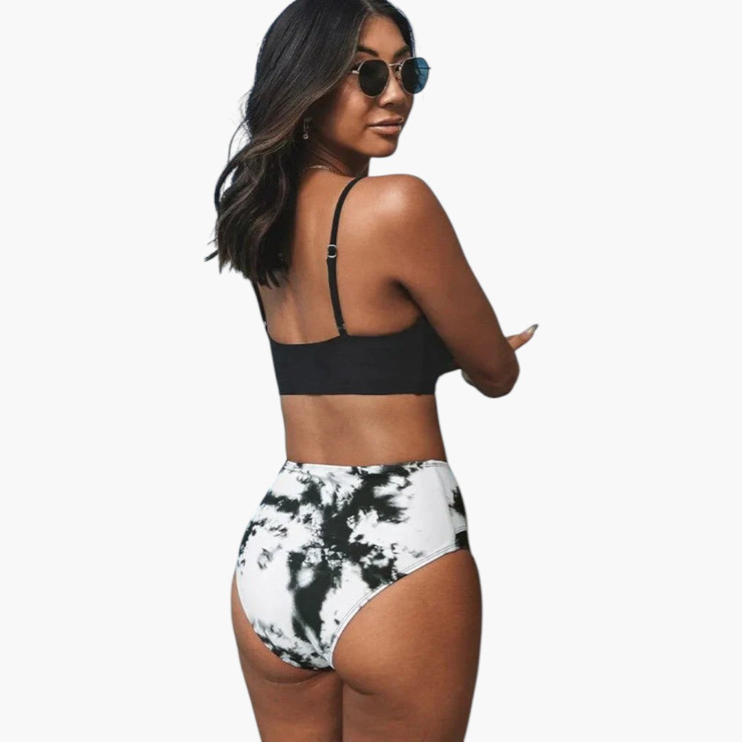 Calista | Women’s Two-Piece Swimsuit Set with V-Neck Top