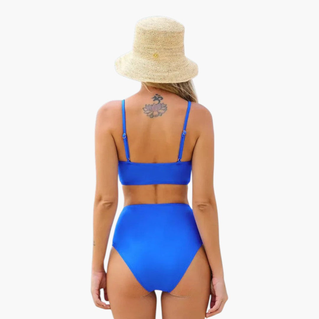 Calista | Women’s Two-Piece Swimsuit Set with V-Neck Top