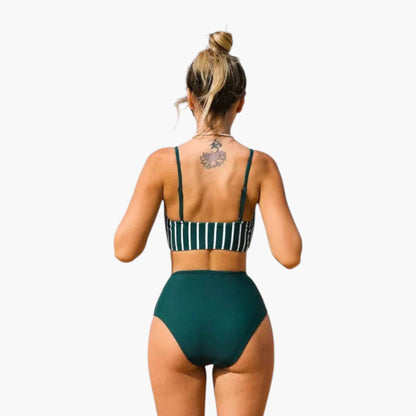 Calista | Women’s Two-Piece Swimsuit Set with V-Neck Top