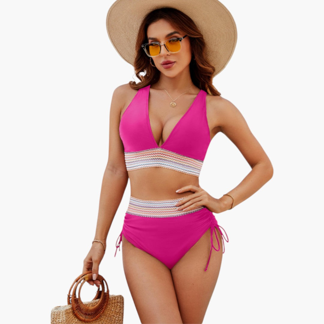 Kendall | Women’s Two-Piece Swimsuit Set with Triangle Top