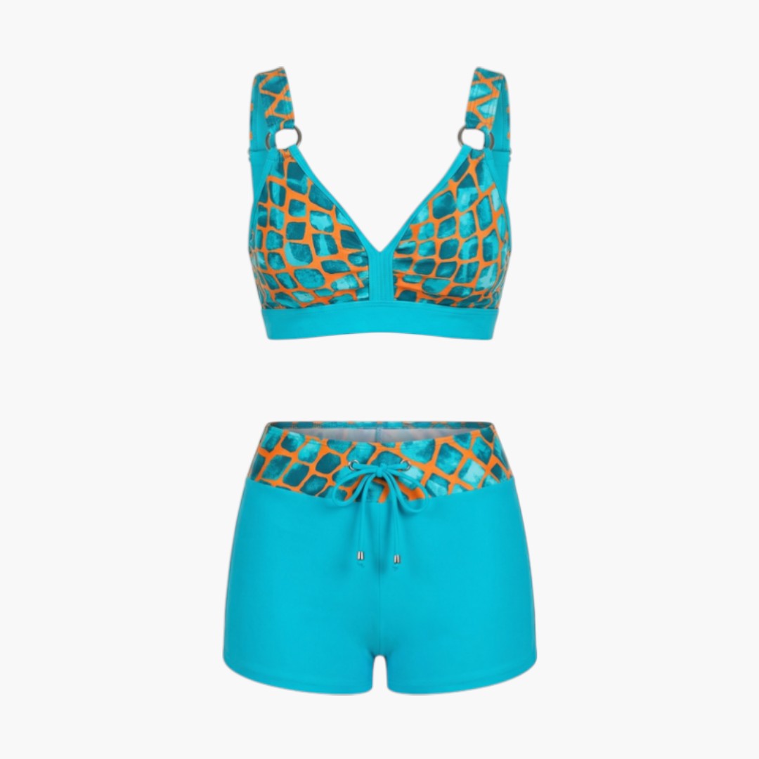 Cambria | Women’s Two-Piece Swimsuit Set with Elastic Waistband