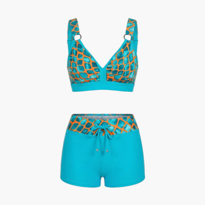 Cambria | Women’s Two-Piece Swimsuit Set with Elastic Waistband