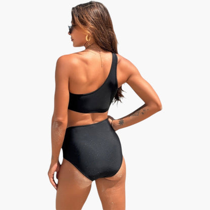 Brixton | Women’s Two-Piece Swimsuit Set with Asymmetrical Top