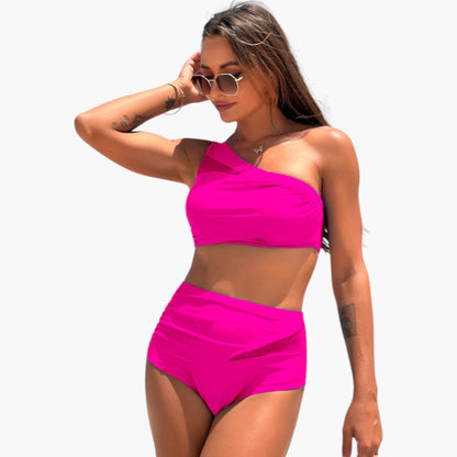 Brixton | Women’s Two-Piece Swimsuit Set with Asymmetrical Top