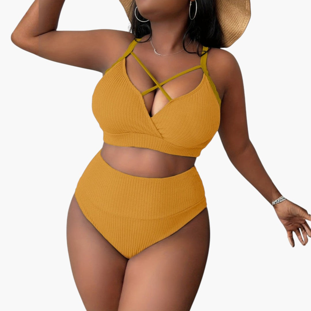 Oaklynn | Women’s Two-Piece Swimsuit Set with High-Waisted Bottoms