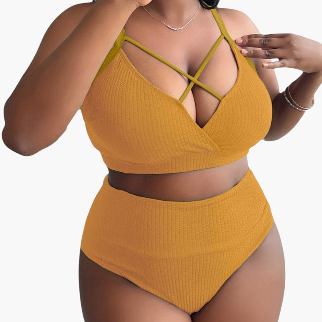 Oaklynn | Women’s Two-Piece Swimsuit Set with High-Waisted Bottoms