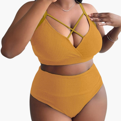 Oaklynn | Women’s Two-Piece Swimsuit Set with High-Waisted Bottoms