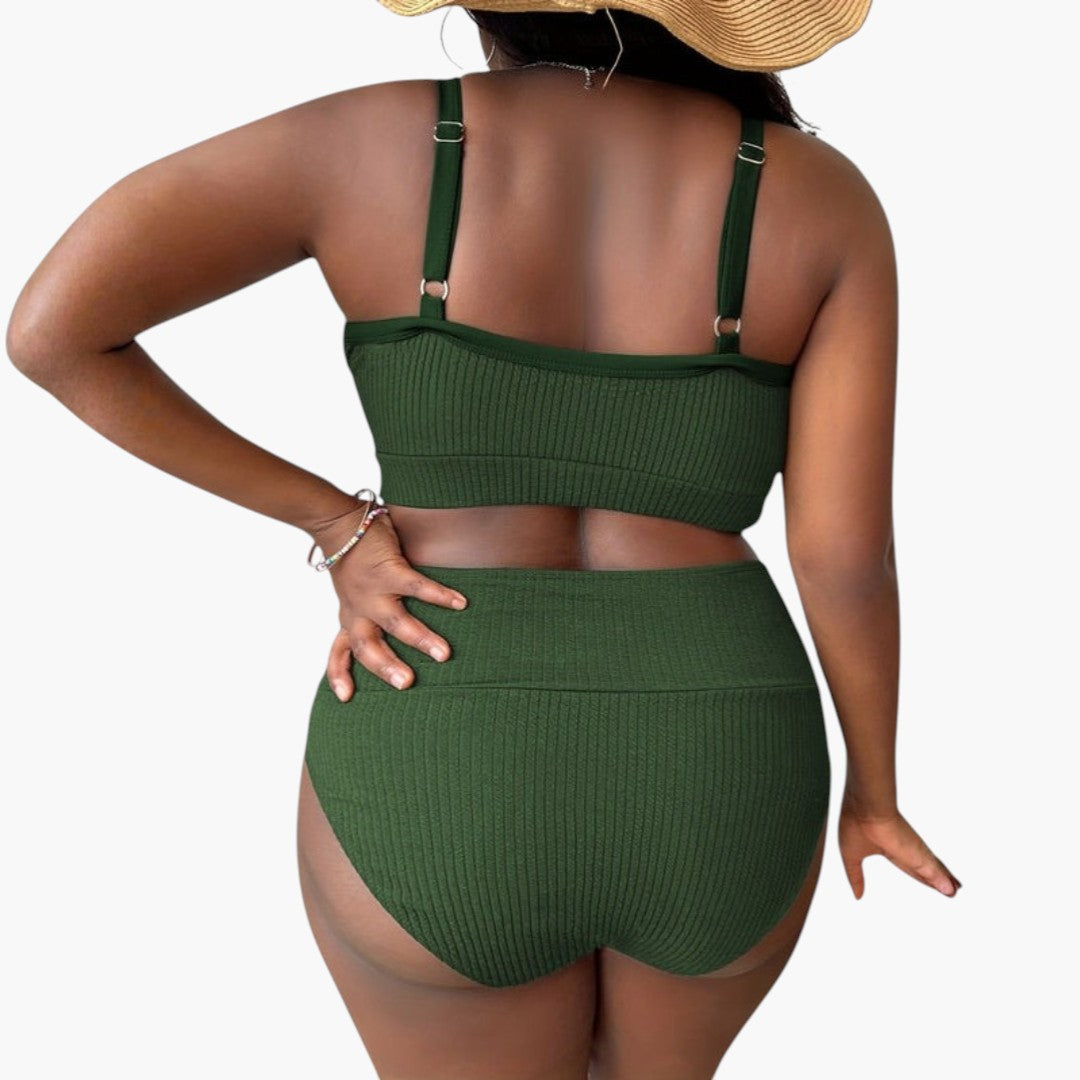 Oaklynn | Women’s Two-Piece Swimsuit Set with High-Waisted Bottoms