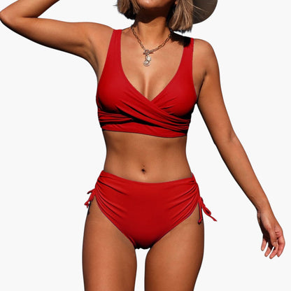 Zaria | Women’s Two-Piece Swimsuit with High-Waisted Bottoms