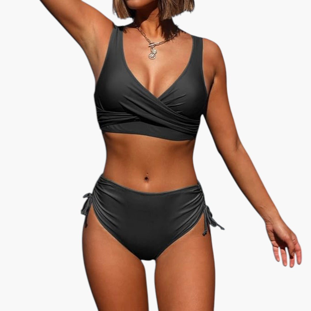 Zaria | Women’s Two-Piece Swimsuit with High-Waisted Bottoms