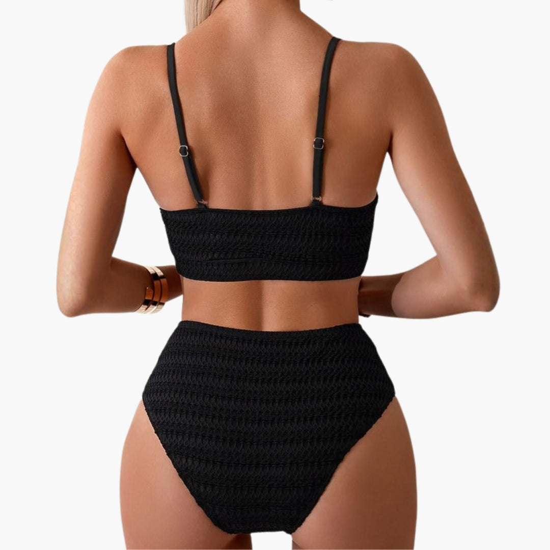 Kaelyn | Women’s Two-Piece Swimsuit with High-Waisted Bottoms