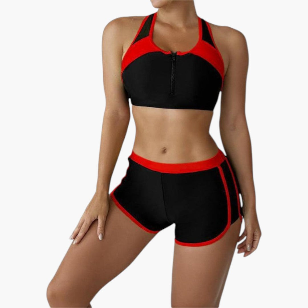 Talia | Women’s Two-Tone Bikini Set with Contrast Top