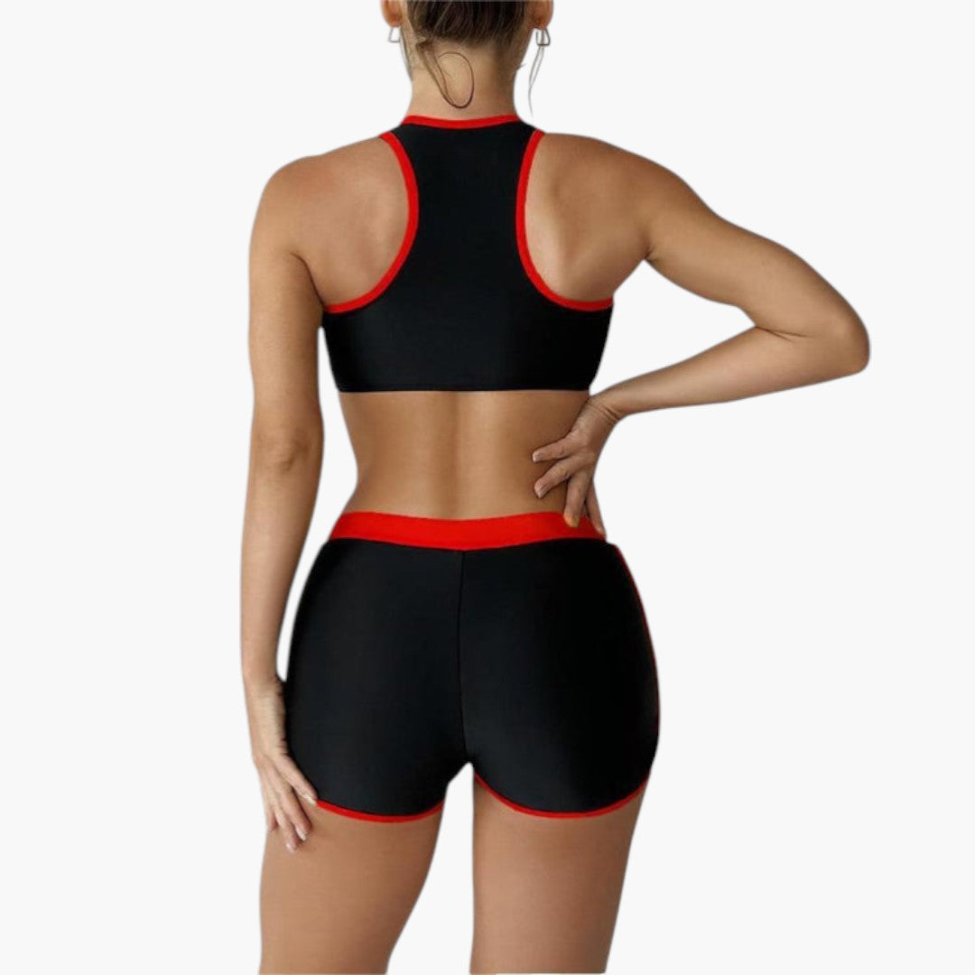 Talia | Women’s Two-Tone Bikini Set with Contrast Top