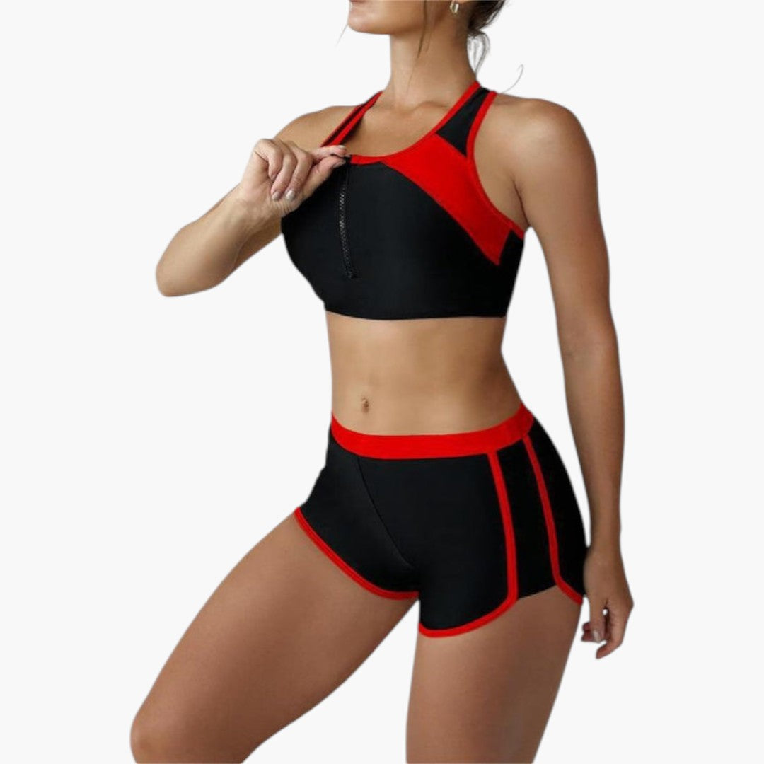 Talia | Women’s Two-Tone Bikini Set with Contrast Top