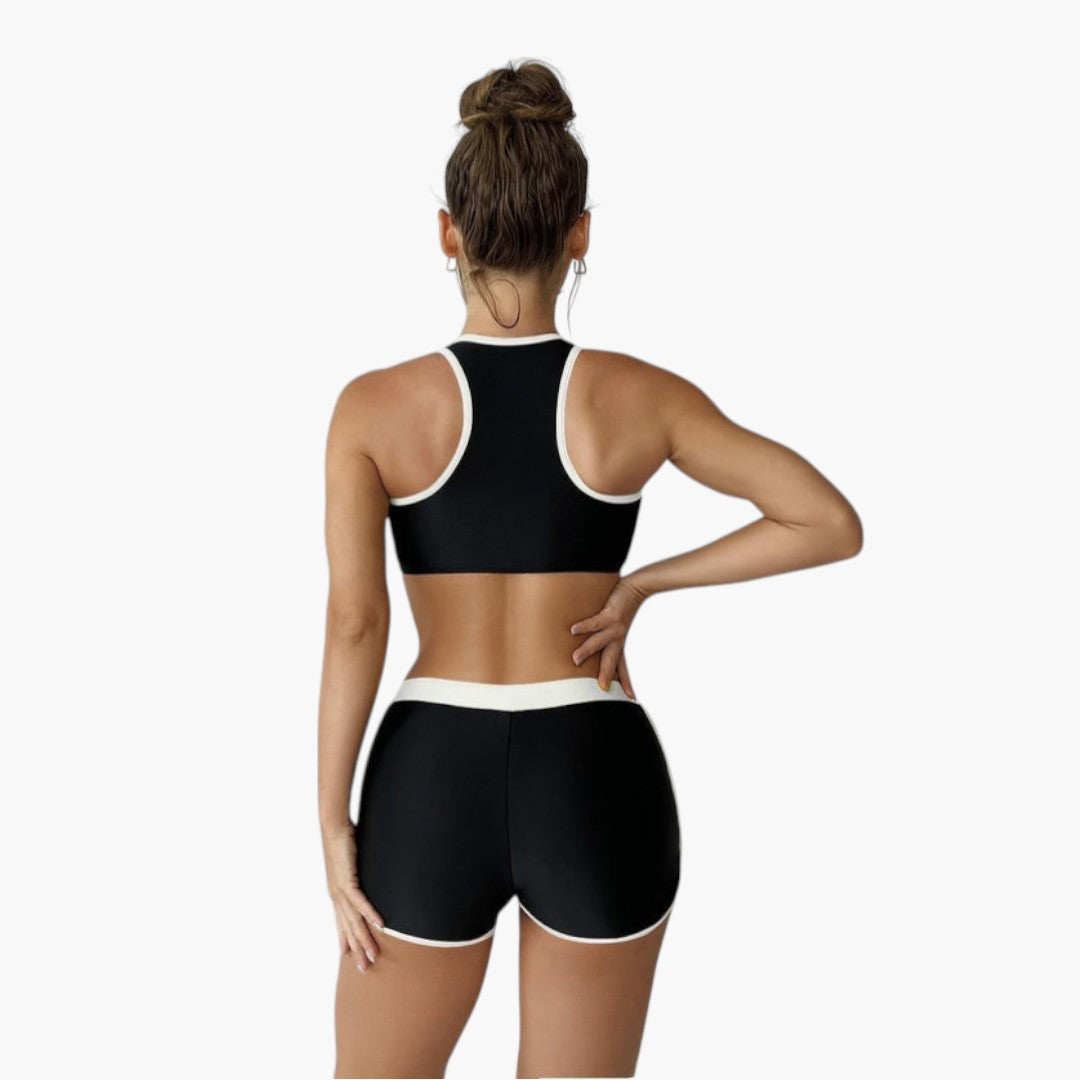 Talia | Women’s Two-Tone Bikini Set with Contrast Top